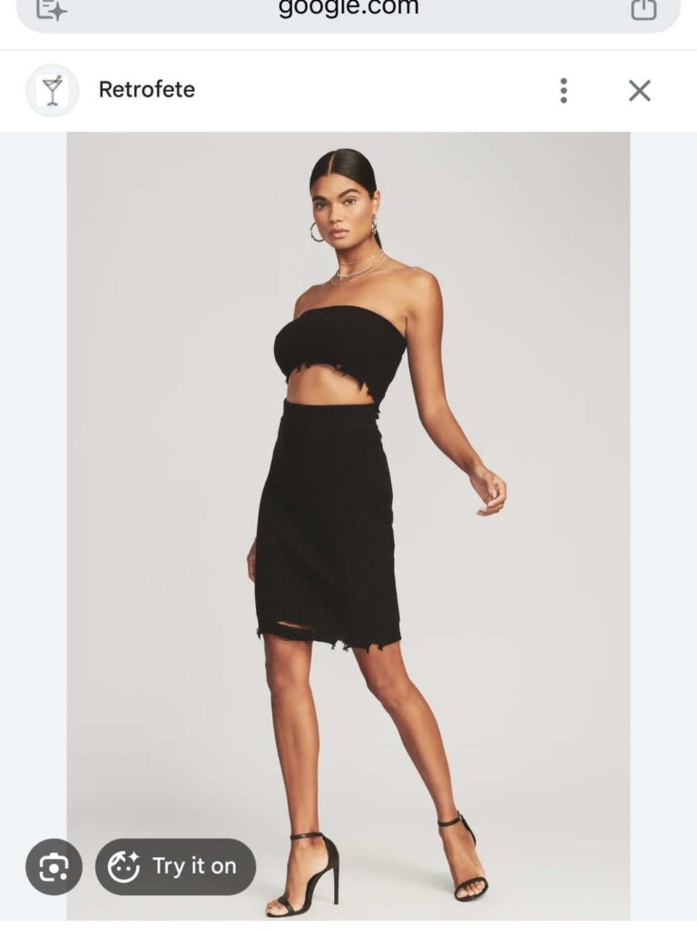 Seroya Grace dress in black